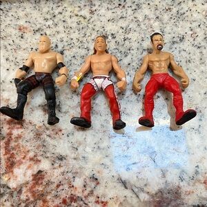 2006 WWE Micro Aggression Mini Wrestling Figures Jakks Sean Michaels, Kane